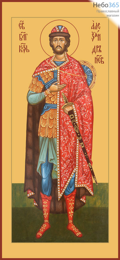 Фото: Александр Невский благоверный князь, икона (арт.6402)