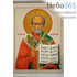  Икона на ткани  23х45, 30х40, с подвесом Николай Чудотворец, святитель, фото 1 