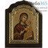  Икона шелкография C 11х16, фигурная рамка - 614316 Божией Матери Иверская, фото 1 