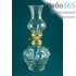  Лампа масляная стеклянная для парафинового масла, высотой 20 см, 22558 / KL-5 белая (прозрачная), фото 1 
