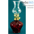  Лампа масляная стеклянная для парафинового масла, высотой 20 см, 22558 / KL-5 красный, фото 1 