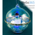  Сувенир рождественский в ассортименте, светящийся, с открывающейся крышкой, высотой 8,5 см №2 Сувенир "Снеговик в стекляном шаре", фото 1 
