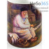  Чашка керамическая бокал, 330 мл, с цветной сублимацией, с видами монастырей и храмов, в ассортименте Преподобный Серафим Саровский кормит медведя, фото 1 