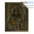  Феодосий Черниговский, святитель. Икона металлическая (Кж) 11х13, печать по металлу, 19 век, фото 1 