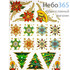  Витраж для украшения окон плёночный рождественский, 30 х 42 см, в ассортименте, 2728 №14 Мелкие фигурки, цветные, в ассортименте., фото 1 