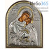  Икона в ризе EK2-PAG 6х7,5, шелкография, серебрение, золочение, на пластиковой основе икона Божией Матери Сладкое Лобзание, фото 1 