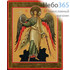  Икона на дереве 10,5х13, цветная печать, ручная доработка Ангел Хранитель, ростовой, фото 1 