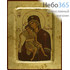  Икона на дереве B 2, 14х18, ручное золочение, с ковчегом икона Божией Матери Достойно Есть, фото 1 