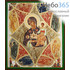  Икона на дереве 9х10,5х1,5 см, полиграфия, золотое и серебряное тиснение (Т) икона Божией Матери Неопалимая Купина (27), фото 1 