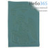  Обложка кожаная для паспорта, с Ангелом Хранителем, с молитвой, 10 х 14 см, 8101Ан цвет: голубой, фото 1 
