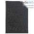  Обложка кожаная для паспорта, с Ангелом Хранителем, с молитвой, 10 х 14 см, 8101Ан цвет: черный, фото 1 