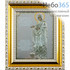  Икона в раме 13х15 см, полиграфия, золотое и серебряное тиснение, цветной фон, пластиковый багет, под стеклом (Су) икона Божией Матери Геронтисса, фото 1 