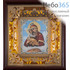  Икона в киоте 22х24 см (размер иконы 11х13 см), внутренняя ажурная рама из тонкого металла (Пр) икона Божией Матери Почаевская, фото 1 