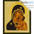  Икона на дереве 7х8 см, 6х9 см, полиграфия, золотое и серебряное тиснение, в индивидуальной упаковке (Т) икона Божией Матери Петровская (150), фото 1 