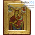  Икона на дереве, 14х18 см, ручное золочение, с ковчегом (B 2) (Нпл) икона Божией Матери Скоропослушница (с ангелами) (2363), фото 1 