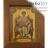  Икона в раме (Кз) 12х15 (в раме 16,5х19,5), прямая печать на поталь, под стеклом Спиридон Тримифунтский, святитель, фото 1 
