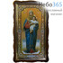  Икона в киоте (Ил) 60х120, фигурный киот, конгрев, багет, под стеклом Божией Матери Благодатное Небо, фото 1 