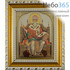 Икона в раме 9х11, полиграфия, золотое и серебряное тиснение, пластиковый багет, под стеклом Спиридон Тримифунтский, святитель, фото 1 