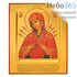  Икона на дереве 22х26, полиграфия, ручная доработка, золотой фон, с ковчегом, в коробке икона Божией Матери Семистрельная, фото 1 