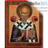  Икона на дереве 27х34, цветная печать, ручная доработка Николай Чудотворец, святитель, фото 1 
