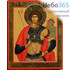  Икона на дереве 27х34, цветная печать, ручная доработка Георгий Победоносец, великомученик, фото 1 