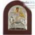  Икона в ризе EK2-XAG 8х10, шелкография, серебрение, золочение, на деревянной основе Димитрий Солунский, великомученик, фото 1 