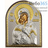  Икона в ризе EK2-PAG 6х7,5, шелкография, серебрение, золочение, на пластиковой основе икона Божией Матери Владимирская, фото 1 