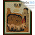  Икона на дереве 7х8, полиграфия, золотое и серебряное тиснение, в индивидуальной упаковке Сорок Севастийских мучеников, фото 1 