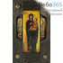  Икона на дереве 11х26 (с рамой 23х38), в деревянной брусковой раме, с предстоящими икона Божией Матери Одигитрия (с предстоящими Архангелами), фото 1 