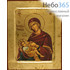  Икона на дереве, 14х18 см, ручное золочение, с ковчегом (B 2) (Нпл) икона Божией Матери Млекопитательница (2676), фото 1 