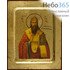  Икона на дереве B 2, 14х18, ручное золочение, с ковчегом Кирилл Александрийский, святитель, фото 1 