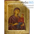  Икона на дереве (Нпл) B 4, 18х24, ручное золочение, с ковчегом Анна, праведная, с Пресвятой Богородицей (11190), фото 1 