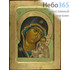  Икона на дереве B 4, 18х24, ручное золочение, с ковчегом икона Божией Матери Казанская, фото 1 
