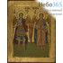  Икона на дереве B 6, 24х31, ручное золочение, с ковчегом Михаил и Гавриил, Архангелы, фото 1 