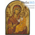  Икона на дереве B 3W, 13х19, ручное золочение Божией Матери Одигитрия (Скорая), фото 1 