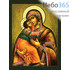  Икона на дереве (Тих) 8-12х12, печать на левкасе, золочение Божией Матери Владимирская (БВ-12), фото 1 